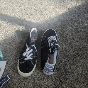 Black sneakers